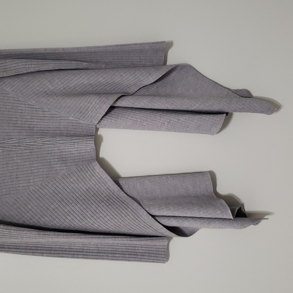 Athleta Women Solstice Wrap Cardigan XXS Gray Merino Wool Blend Balletcore Yoga - Picture 8 of 14